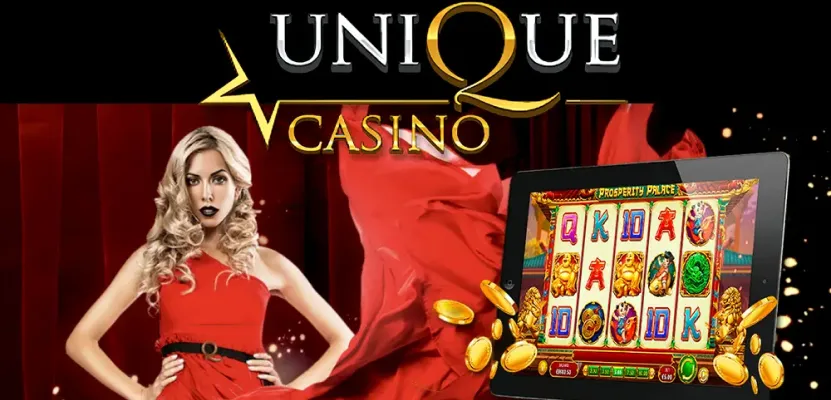 Présentation de Unique Casino sur ordinateur et mobile